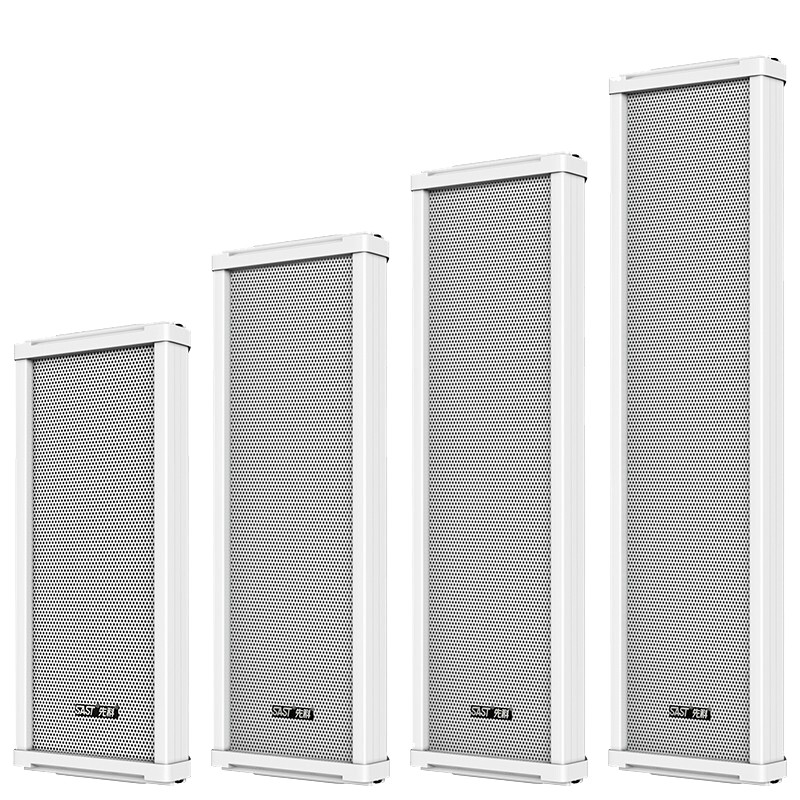 SAST 50W Outdoor Waterproof Column Speaker, Wall-Mounted Sound System for Indoor And Outdoor Use, Constant Voltage Speaker for Schools, Shops, Campus Background Music, Public Address Loudspeaker System, Speaker Player