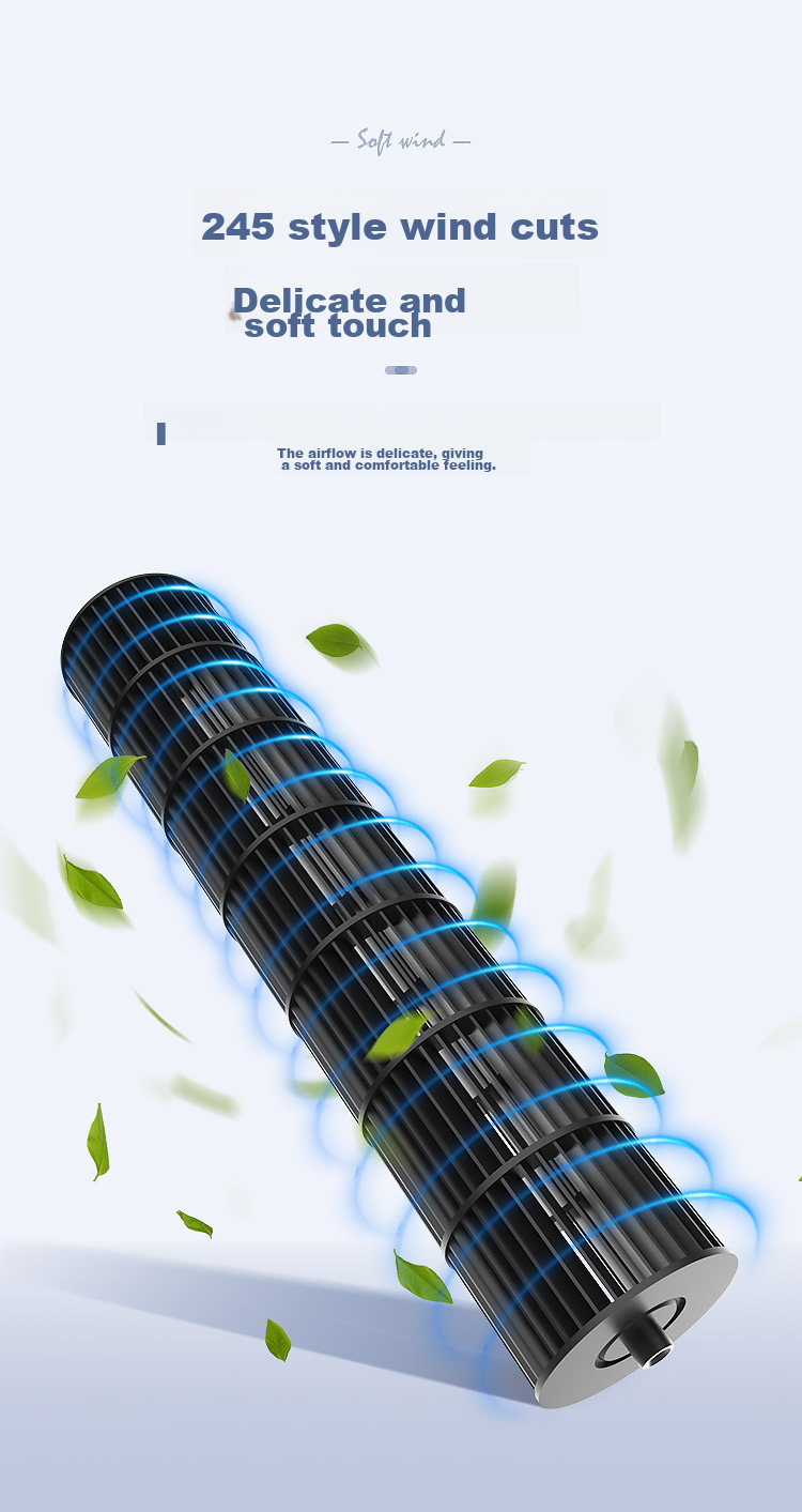 AUCMA , Jingdong, Smart Home Ecosystem, 100-Level Variable Frequency DC, Office Bladeless Fan, Tower Electric Fan with WiFi Control, Home Tower Fan, Floor Fan, X7 7