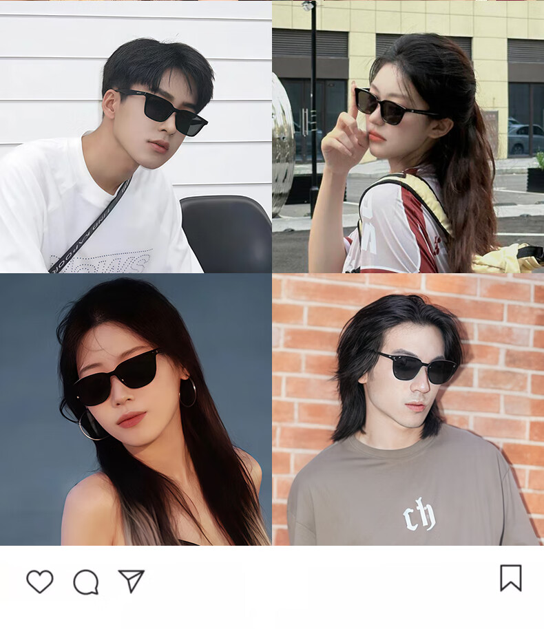 LOHO Sunglasses for Women, 2026 New Style Sunglasses, High-End Look, Flattering, Unisex, Acetate Frame, Small Frame, LH09650 5