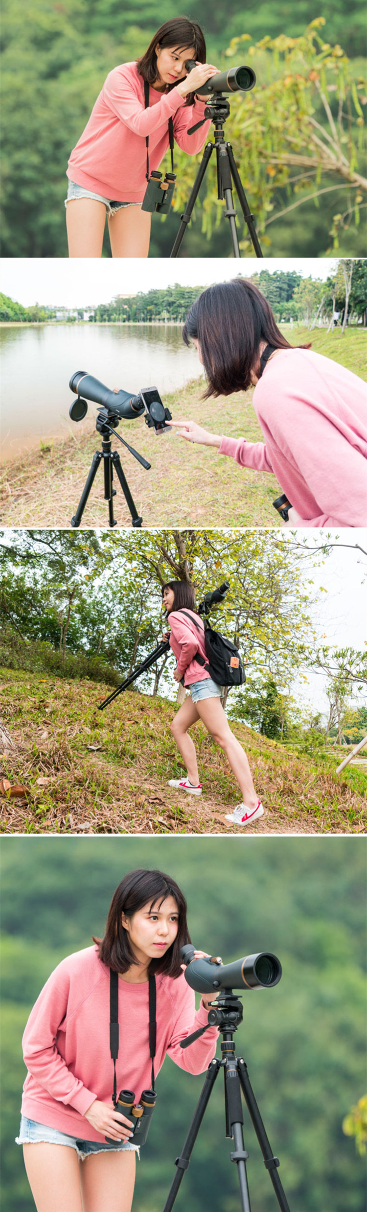 BOSMA Golden Tiger 2nd Generation 20-60X80ED Monocular Telescope High-Power HD Dual-Use 60X Low-Light Night Vision Birdwatching 1