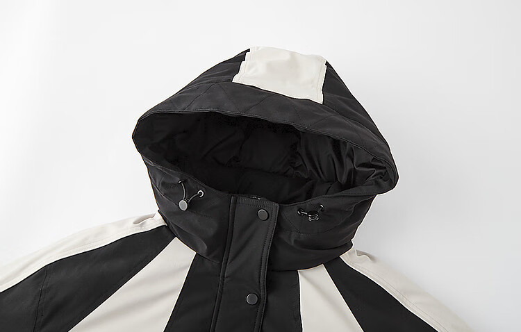 Dme [North European Cotton Triple Protection System] Winter Outdoor Contrasting Color 90% Duck Down Hooded Short down Jacket for Wome 5