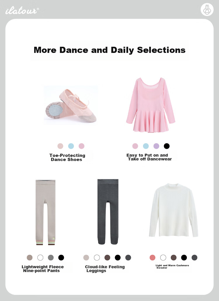 Ailatu Children's Dance Socks, Autumn And Winter Thickened Tights, Leggings for Girls, White Student Practice Socks, Outdoor Ballet Socks for Users 8