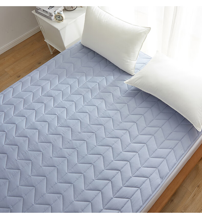 Wuyinliangpin Class A Pure Cotton Mattress Cover, All-Season Non-Slip Mattress Pad, for 1.8*2 Meter Bed 5