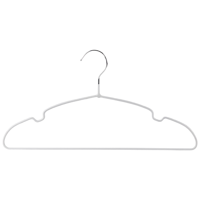 ZUO ZHUAN JIAO Children's Clothes Hangers Non-Slip Seamless Coat Hangers for Kids And Teens, Home Use Baby Clothes Hangers, 10 Pieces, Gray