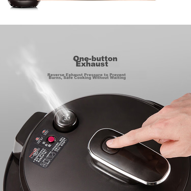 Joyoung Electric Pressure Cooker for 1-6 People, Programmable Smart High-Pressure Cooker, Home Use 6L Dual Inner Pot Rice Cooker Y-60C81 16