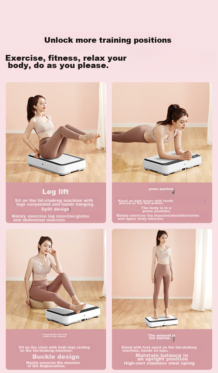 JD Original Fat-Burning Machine, Fitness Equipment, Lazy Person's Gadget for Men And Women, Home Use Shaping Body, Vibration Machine, Rhythmic Machine 16