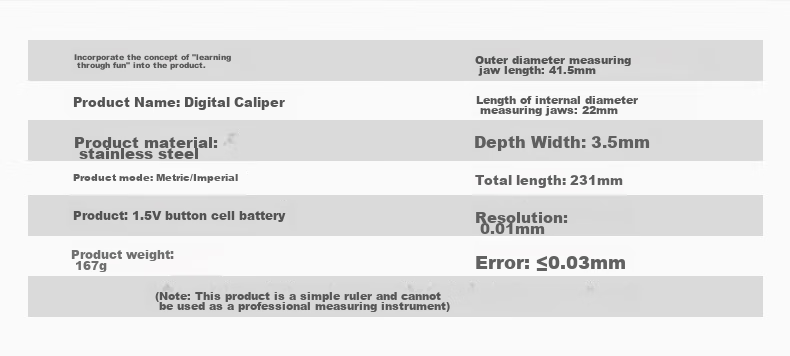RuiNeng Digital Vernier Caliper High Precision 0.01mm Aerospace Grade IP54 Waterproof Dustproof Glass Grating Chip 14