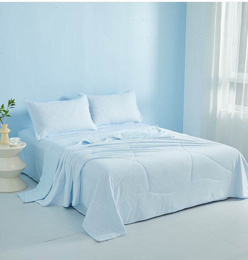 Hengyuanxiang Summer Cooling Quilt, Class A Antibacterial Knitted Washable Air Conditioning Quilt, Lightweight Summer Blanket, Songqu 200*230cm, 2.8 Ji 2