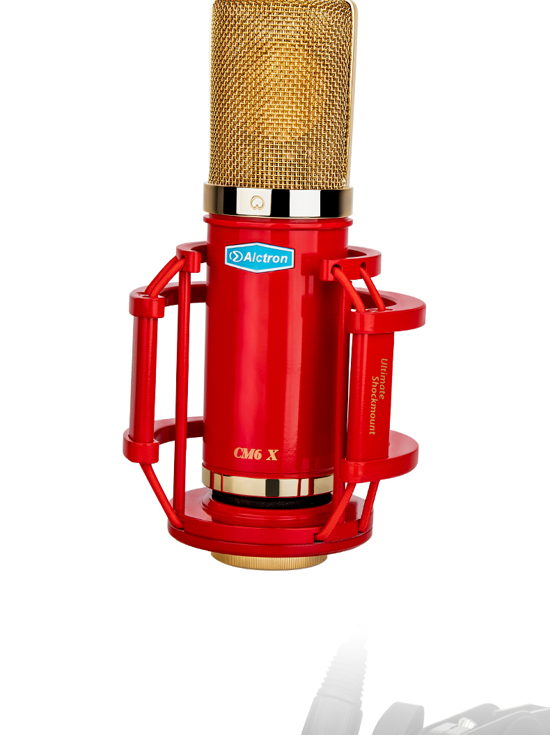 cm6x 大振膜电容麦克风电台配音电脑主播直播录音k歌yy游戏话筒 cm6x