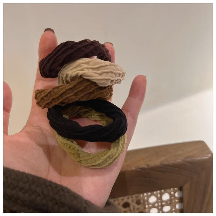 Xiangwan Hair Ties, Elastic Bands for Ponytails, Hair Bands for Women, High Elasticity Hair Ties, Headbands, High-Quality Hair Accessories, Mid-Autumn Festival Gift 7