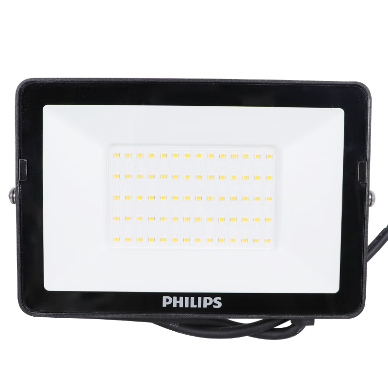 PHILIPS High-Power LED Floodlight Waterproof Outdoor Spotlight IP65 Flood Light 100W BVP150 Cool White (6500K)