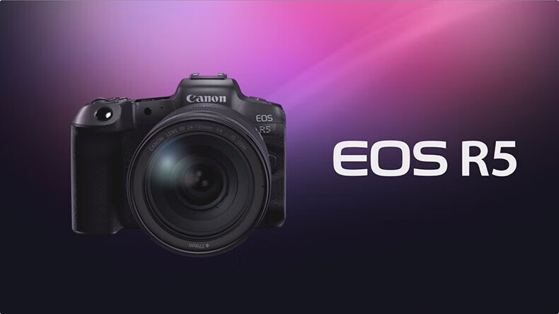 Canon R5 Full-Frame Flagship Mirrorless Camera Vlog 8K Video Live Streaming Professional Digital Camera Essential Shooting Kit 1