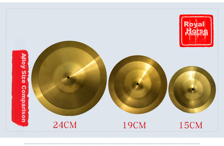 YU MA C-24 Gong, Bright Gong, Small Gong, Jingchao, Stage Performance, Opera, Sheng Gong, Three-Note Instrument, Children's Band Gong 9