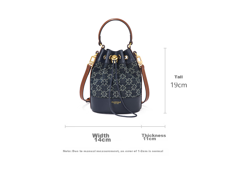 CASSILE Women's Handbag Bucket Bag, Large Capacity Shoulder Tote Crossbody Bag, Practical Gift for May 20th 10