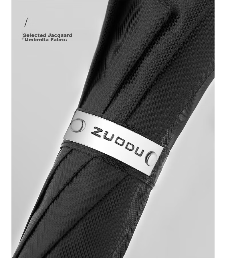 ZUODU Long-Handle Umbrella Straight Pole Rain Umbrella for Men, Enlarged Thickened Durable Windproof Business Straight Handle Umbrella Camping Double-Person Extra-Large High-End 8