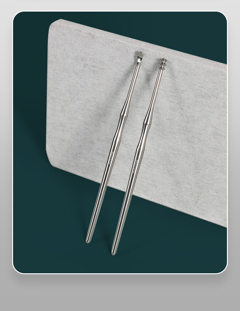 BO YOU Titanium Alloy Ear Pick Ear Cleaning Tool Adult Ear Cleaning Device Scoop-Shaped Ear Cleaner for Home Use 13