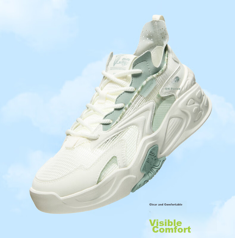 361° Women's Sports Shoes, Jincheng Spring And Summer Mesh Breathable Thick-Soled Heightening Casual Sneakers, Women's 682416601-2 8