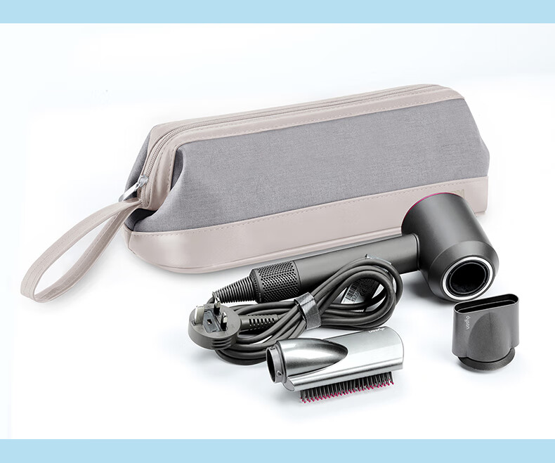 BUBM Hair Dryer Storage Bag, Lai Fen Hair Dryer Storage Pouch, Suitable for Dyson Hair Curler Accessories, Travel Storage Box 9