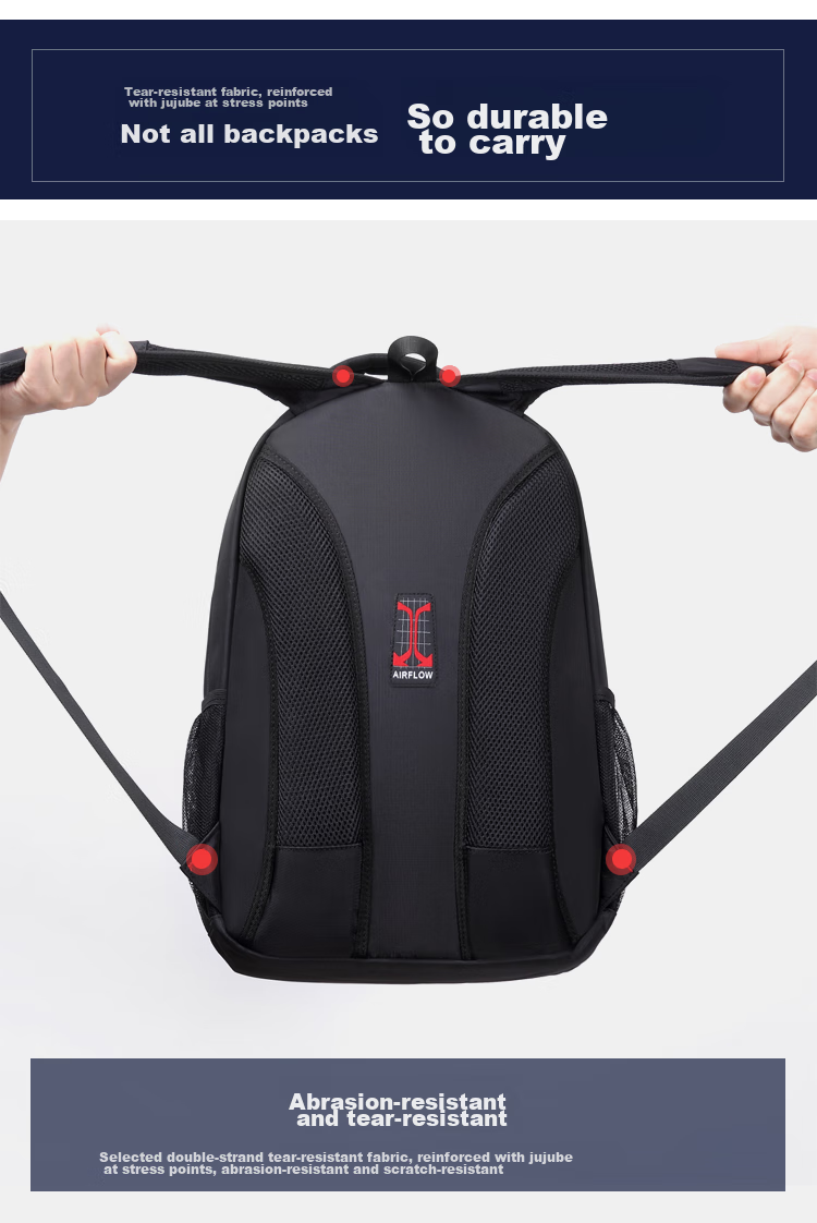 GOLF Business Casual Backpack for Men And Women, 15.6-Inch Laptop Bag, Large Capacity Backpack for Students 3