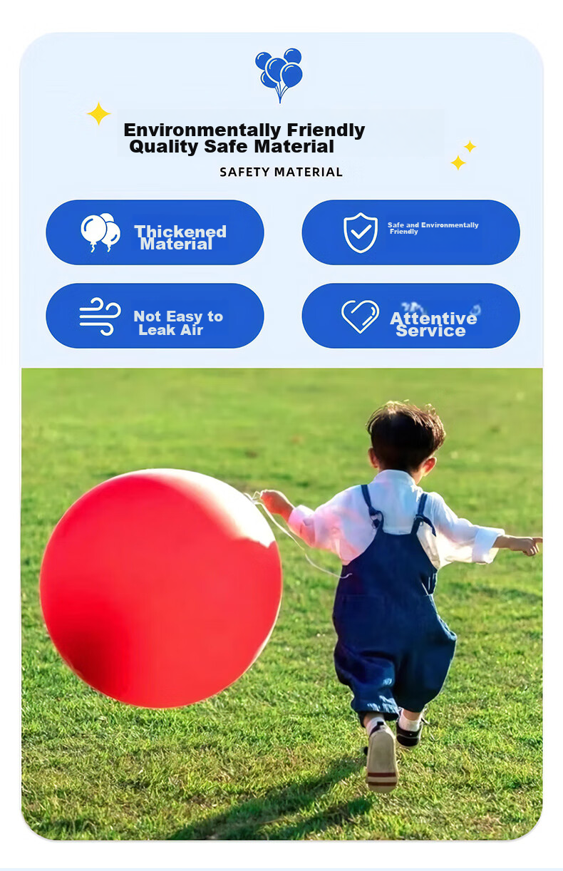 Duomeiyi Birthday Large Balloon, 36 Inches, Red, Children's Balloon, Birthday Scene Decoration, Outdoor Atmosphere, Photo Props 3