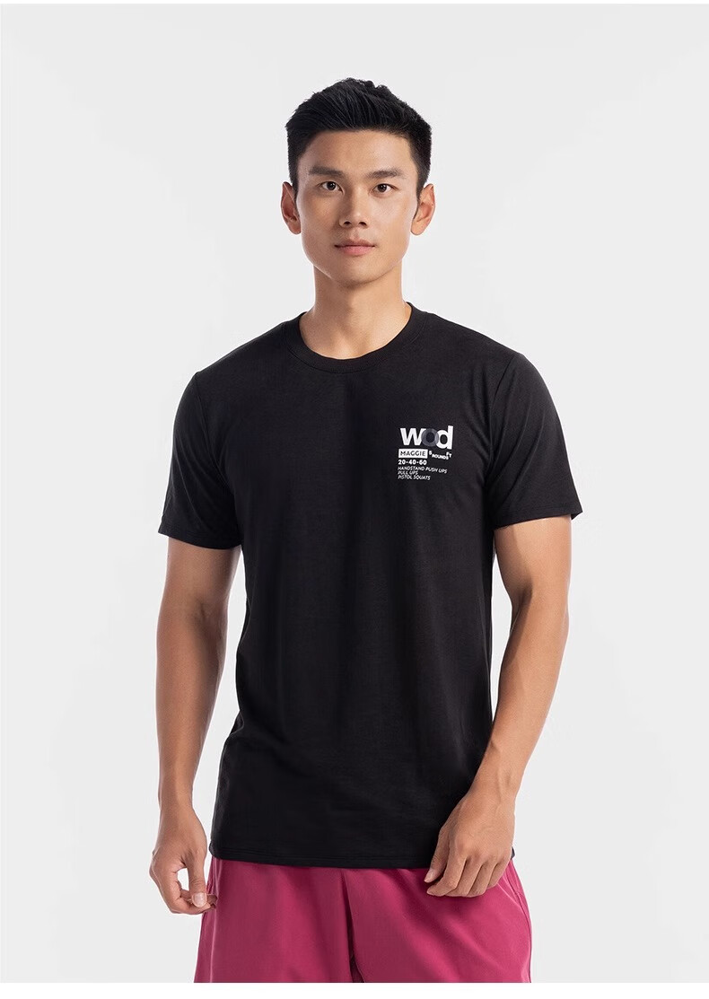 DECATHLON Quick-Dry T-Shirt, Loose-Fitting Sports Short-Sleeve Top, Fitness Running Half-Sleeve Tee, 4998928 17