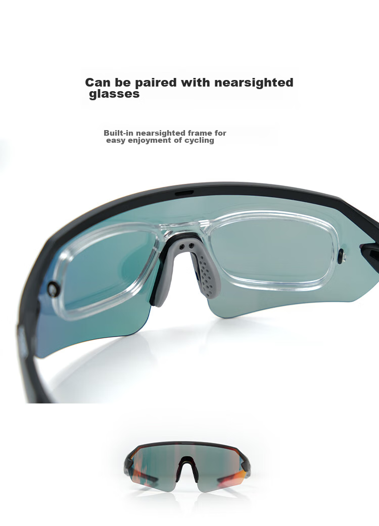 FOREVER Cycling Glasses, Universal for Bicycles, Outdoor Sports, Nearsighted, Mountain Bikes, Sandproof, Windproof, Protective Eyewear, Sunglasses 7