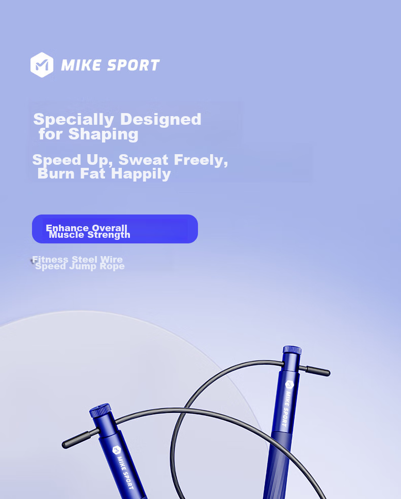 Mike's Recommended Bearing Speed Jump Rope Steel Wire Alloy for Adults, Fitness Weight Loss Exercise Competition And Exam Use 1