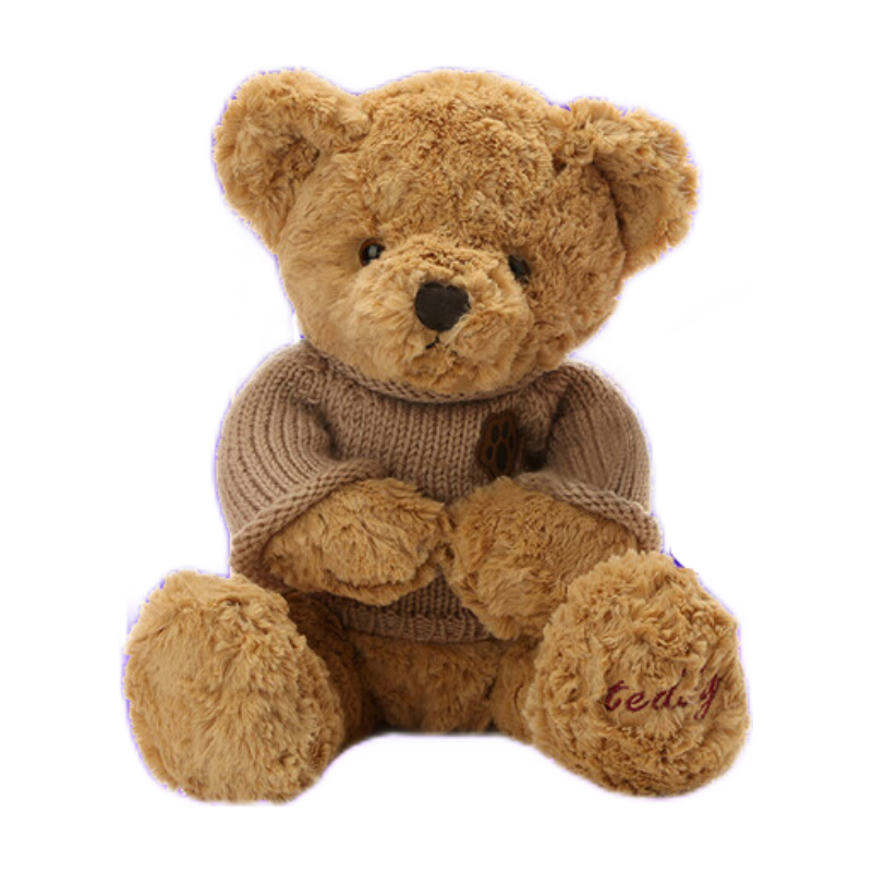 Bowenxiong Teddy Bear Plush Toy, 40cm Stuffed Animal, Birthday Gift for Girls, Confession Present