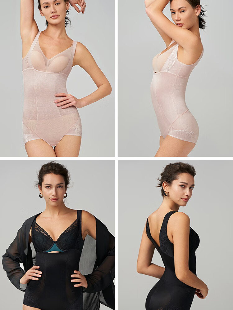 Aimer Women's Shaping Bodysuit with Tummy Control And Butt Lifting, AM358961, Black, Size 165 15