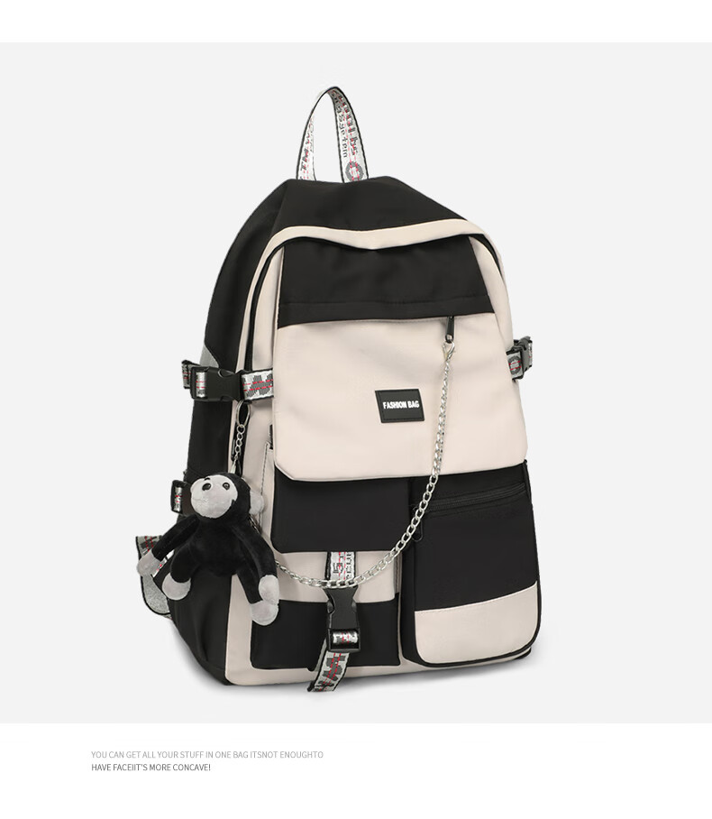 Viney Backpack for Men And Women, Large Capacity Lightweight School Bag for Middle School High School College Students, Travel Bag Trendy Business Laptop Bag High Aesthetic Value 4-6 Grade Elementary School Students Lightweight Travel Bag Simple Casual Outdoor Hiking 6