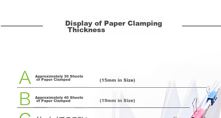 DiLe Premium Series, 24 Pieces of 41mm Black Long Tail Binder Clips, Metal Document Clips, Swallow-Tail Clips, Iron Clips, Office Stationery, Large Size 2632 9
