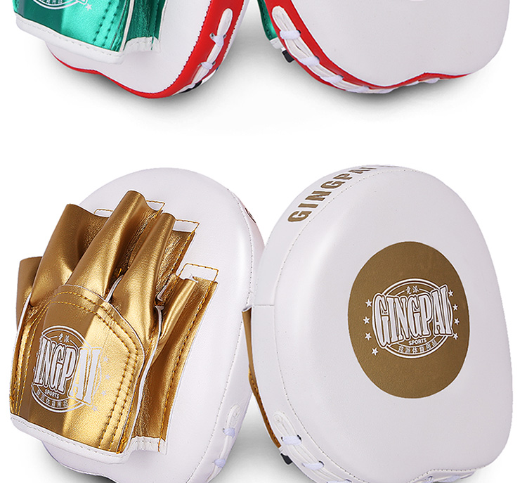Jingpai Professional Boxing Target for Adults, Muay Thai Fighting, Sanda, Taekwondo Training, Precise Target Practice, Small Hand Target, Kick Target, Platinum Color, One Size Fits All 9