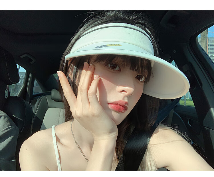 Move Iron Sun Protection Hat for Men And Women, Outdoor Summer Visor Cap, Large Brim Sunhat, Beach Cool Hat, Black 10