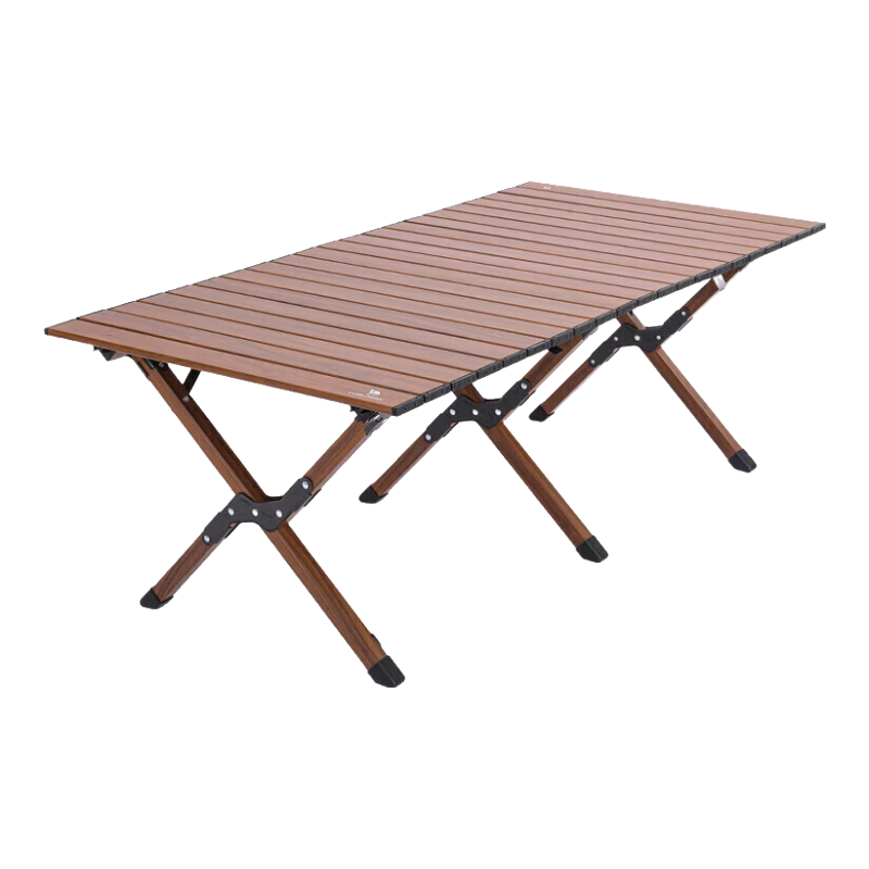 CAMEL Outdoor Camping Aluminum Alloy Egg Roll Table, Portable Folding Table, Camping Equipment Table Set, Dining Table 173BABP095