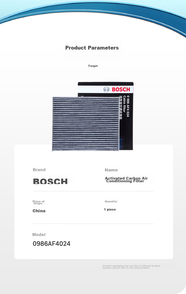 BOSCH Air Conditioning Filter Element 4024 for Ford Mondeo, Focus, Explorer, Taurus, Edge, Edge Sport, Lincoln And Others 9