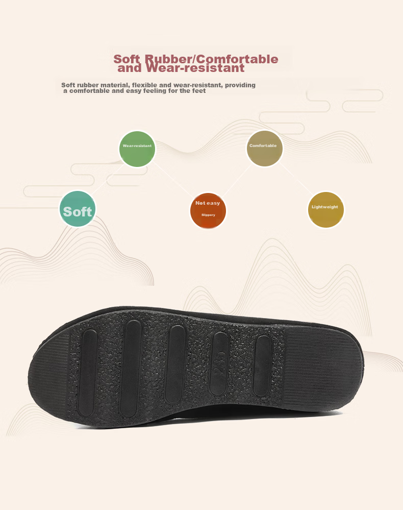 Weizhi Old Beijing Cloth Shoes for Women with Bow Tie, Versatile Black Work Shoes, Casual Shoes, Mom Shoes WZ1020 Size 36 11