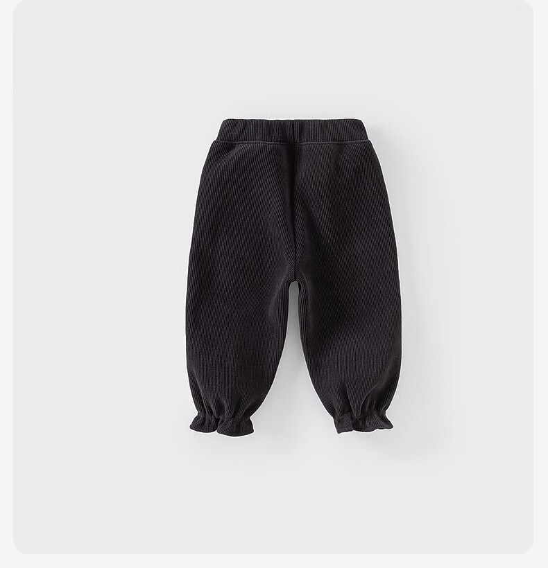 DAVE & BELLA Girls' Winter Chenille Fleece-lined Casual Jogger Pants 5