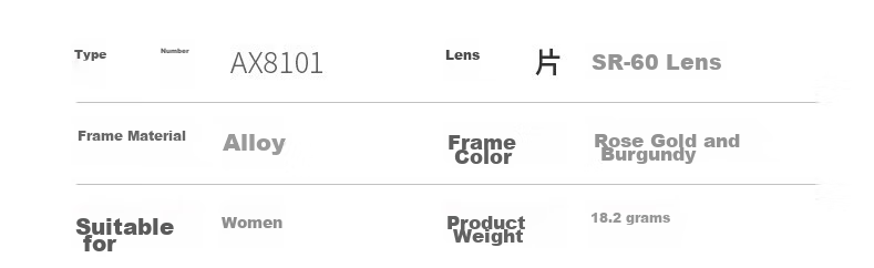 Xiyanghong Reading Glasses, High-Definition Anti-Blue Light, Bifocal Automatic Zoom, Ultra-Light Full-Frame Reading Glasses AX8102, 100 Degrees 14