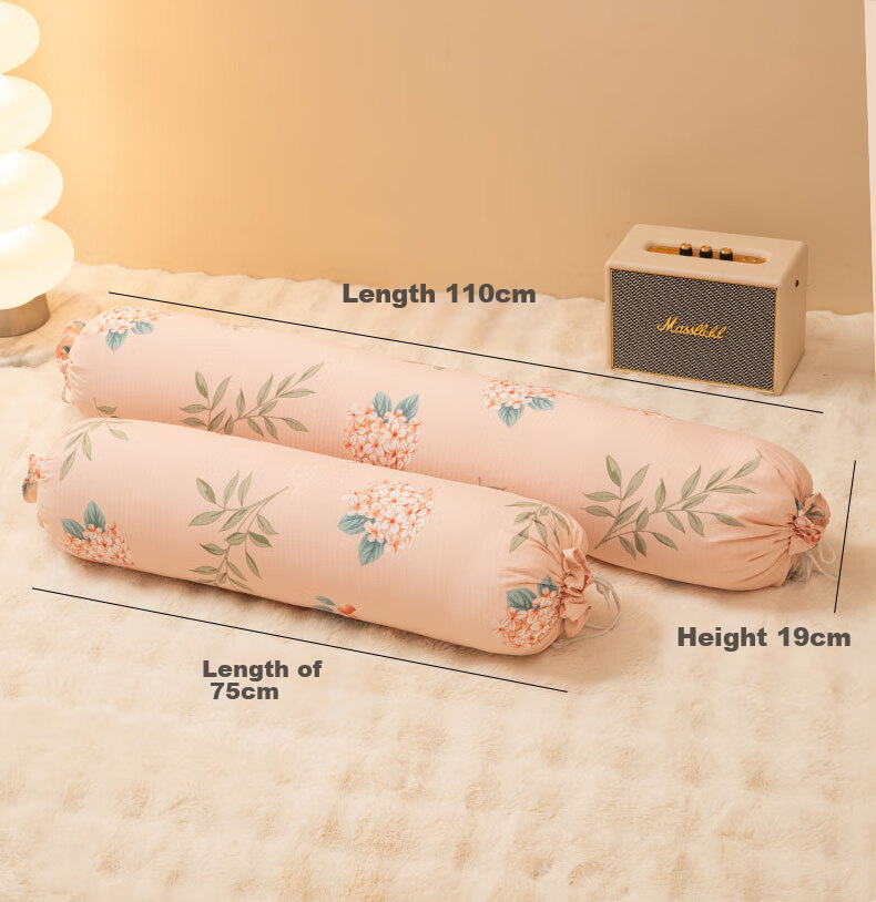 Grace Long Body Pillow for Women, Removable And Washable, Pregnancy Bed Leg Pillow, Cylindrical Hug Pillow, 1.1m Small Dinosaur Desig 11