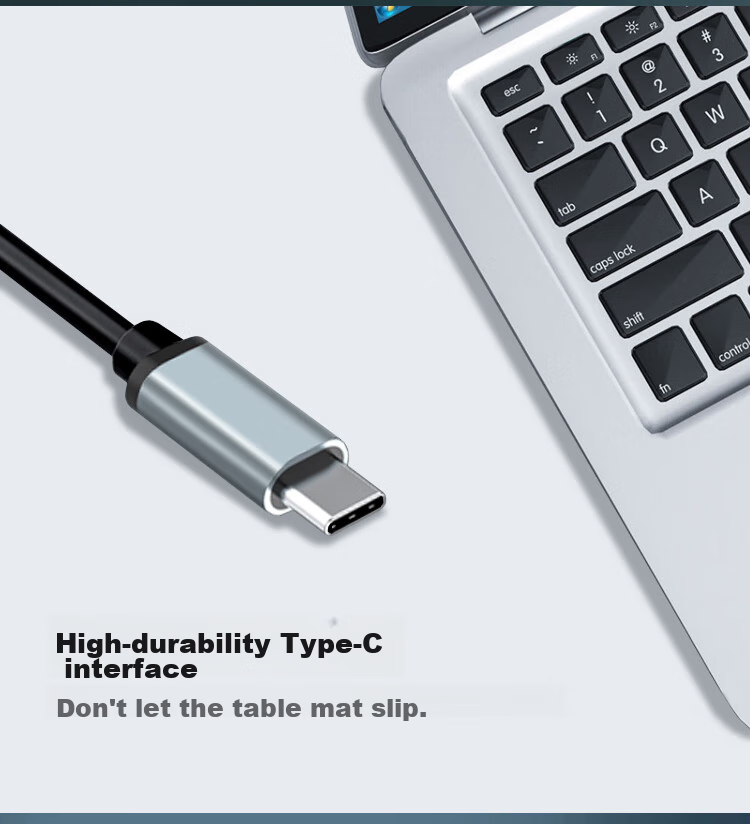 Aigo Type-C Expansion Dock, USB3.0 Hub, Gigabit Ethernet Port Adapter, HDMI/VGA Converter, SD/TF Card Reader, PD100W Power Supply Expansion Dock T11 (Metal) 3