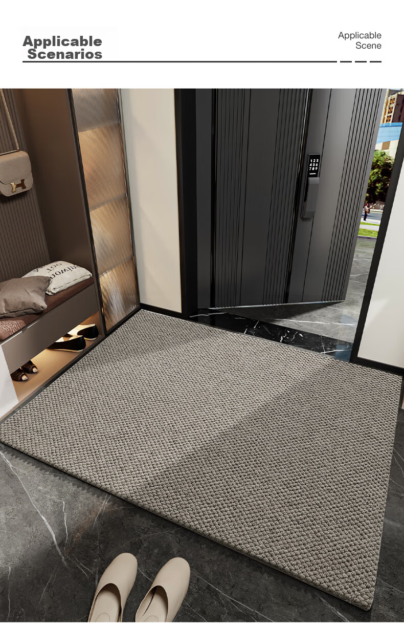 Dajiang New Zealand Wool Doormat, Customized High-End Entrance Rug, Doorway Foot Mat, 55x85cm 9