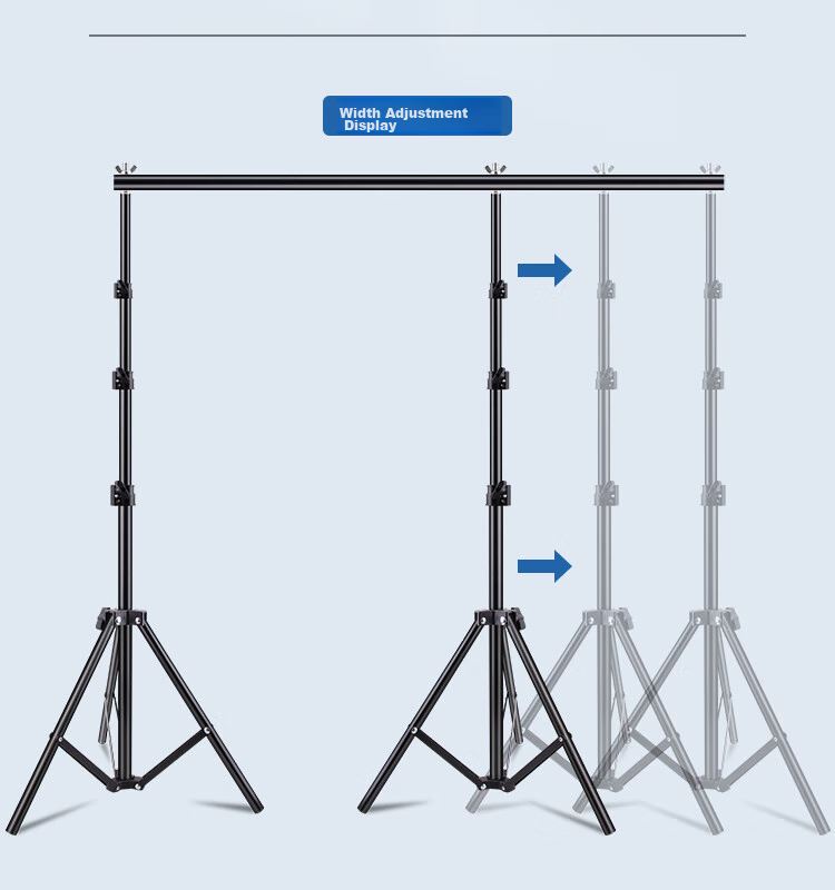 LATZZ 2.7*3 Meter Live Streaming Photography Backdrop Stand, Green Screen Stand, Green Screen Cloth, Chroma Key Photo Background Cloth Stand, Portrait ID Photo Shooting, Thickened Portable Telescopic Gantry Background Stand 13