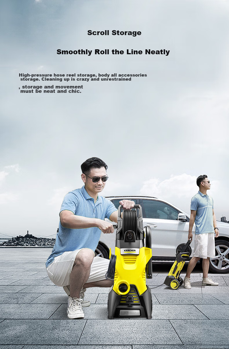 KARCHER German High-Pressure Car Washer K3 Plus HR High-Pressure Water Gun, Cleaning Machine [Classic Model under 1000 Yuan] 9