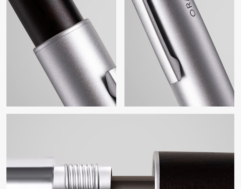 Deli Premium Ultra-Smooth Retractable Gel Pen, 0.7mm Bullet Tip, Metal Barrel, Business Wood Grain Signature Pen, Hu Ge Signature Gift Box Set, Single Pen A6Pro-07 23