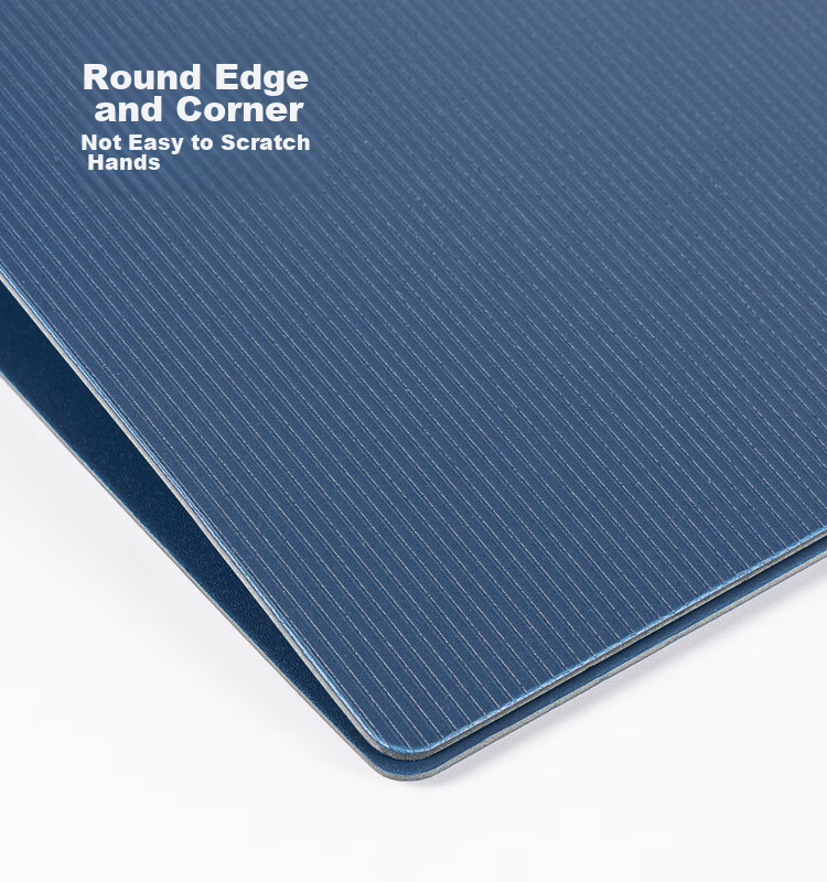 TIANSE Thick Loose-Leaf File Folder, Two-Inch Quick-Load Binder, Two-Hole Loose-Leaf Folder, Insertable Document Organizer with Large Capacity And Strong Clasp, Office Supplies, TS-11003, Agate Gray 7