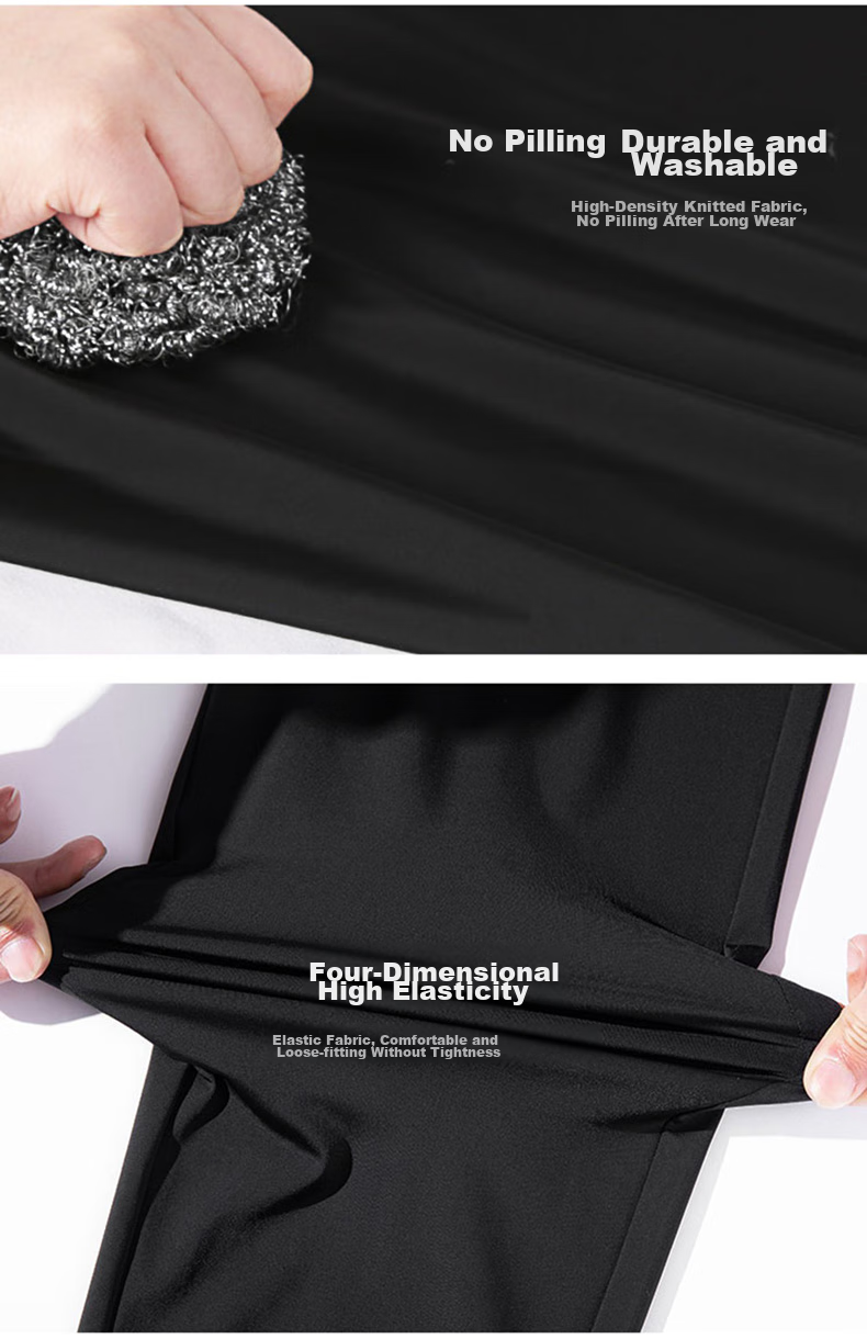 XUEXIMAN Ice Silk Sports Pants for Women, Summer Lightweight Loose Casual Pants, Elastic Ankle Harem Black Slimming Quick-Dry Women's Trousers Black 5
