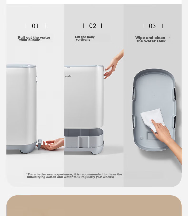 KEHEAL Mist-Free Humidifier And Purifier All-In Machine for Bedroom, Home Living Room, Office, Floor-Standing Large Capacity 1000mL/h Air Conditioner Humidifier for Mother And Baby W2-L 29