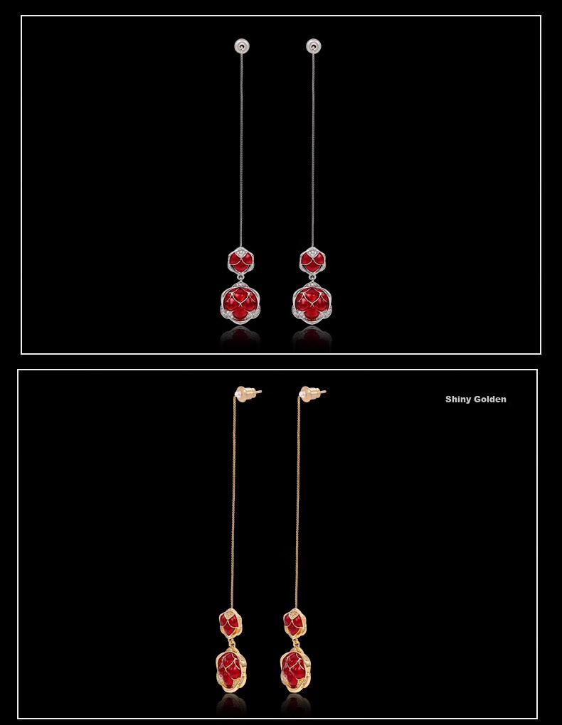 Eternelle [National Trend Design], French Eternal Dragon Scale Earrings, Luxurious High-End Ear Jewelry, Zodiac Year Gift 6