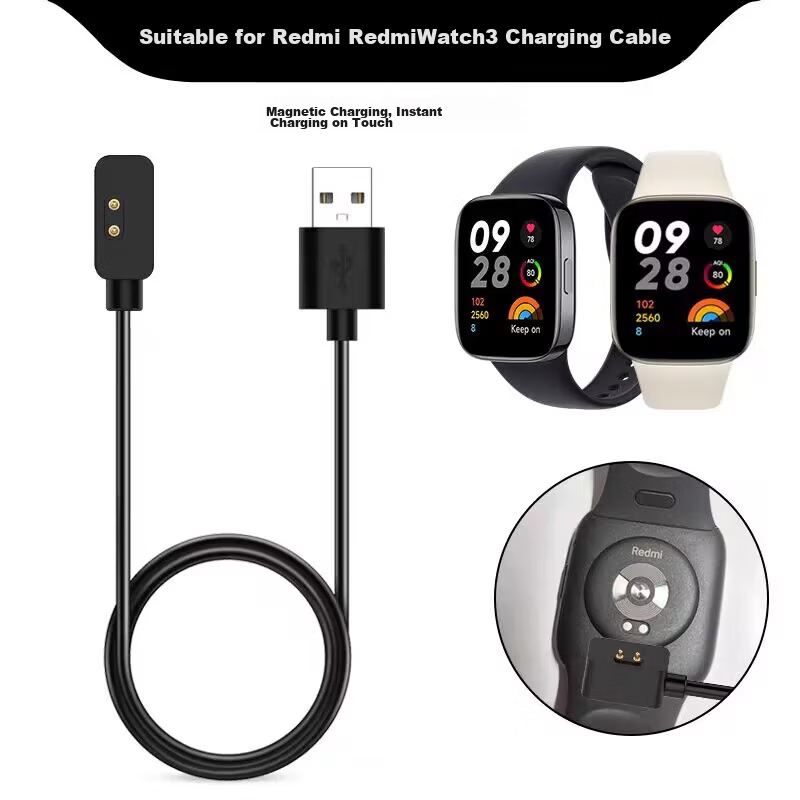 Yingqian Compatible Charging Cable for Xiaomi Band 7 Pro, Redmi Watch 2/3/lite 2, Redmi Watch 2/3 Generation Charger, Magnetic Fast Charging Dock, Watch Strap Replacement Accessory