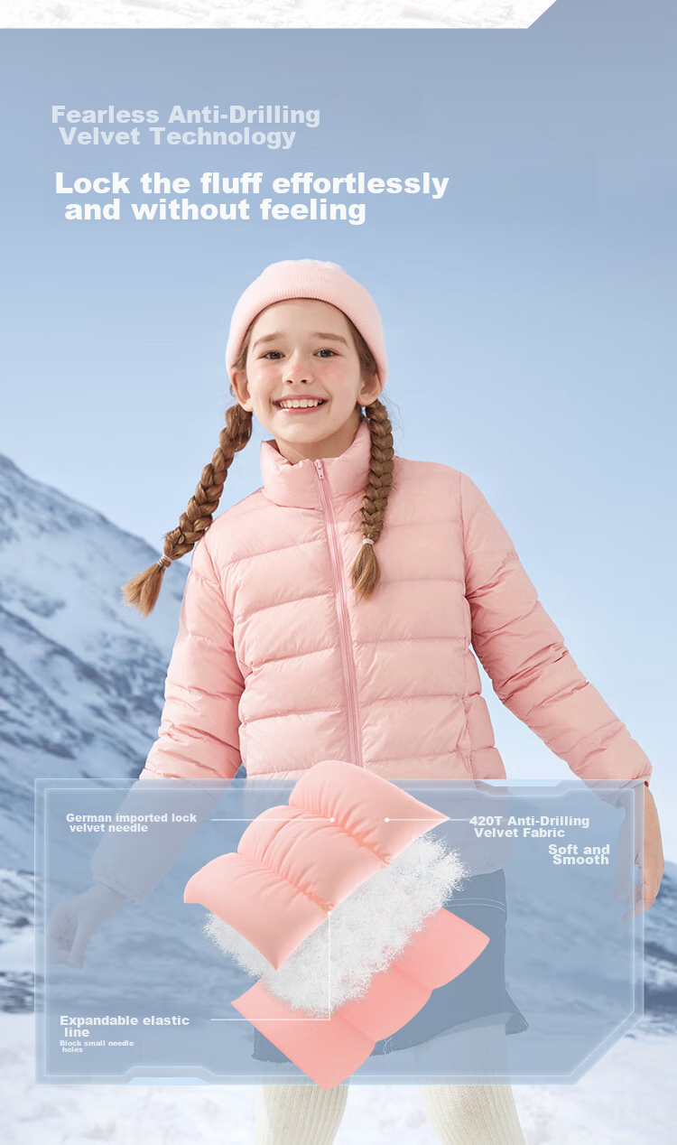 BALABALA Children's down Jacket, Boys And Girls New Winter Thickened Warm Two-Piece Set, Windproof Waterproof Breathable Technology 10